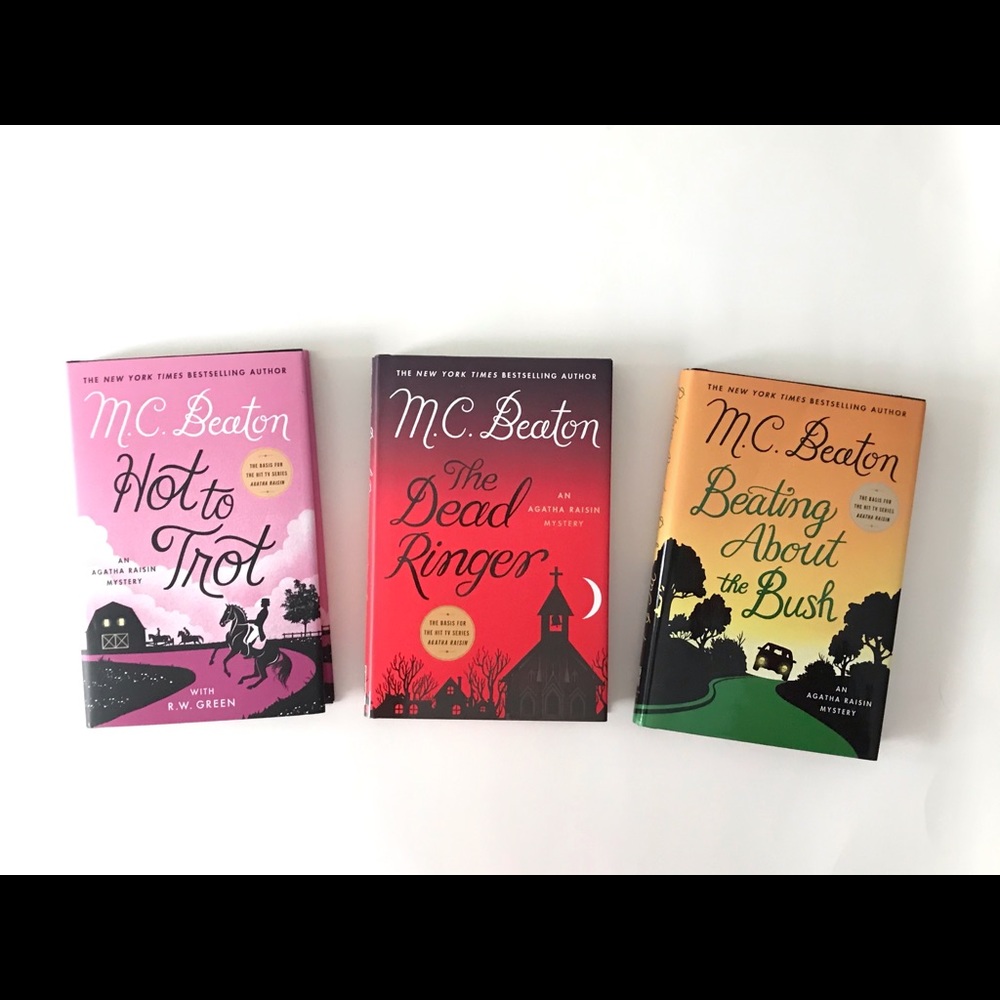 Set of 3 Agatha Raisin Mysteries